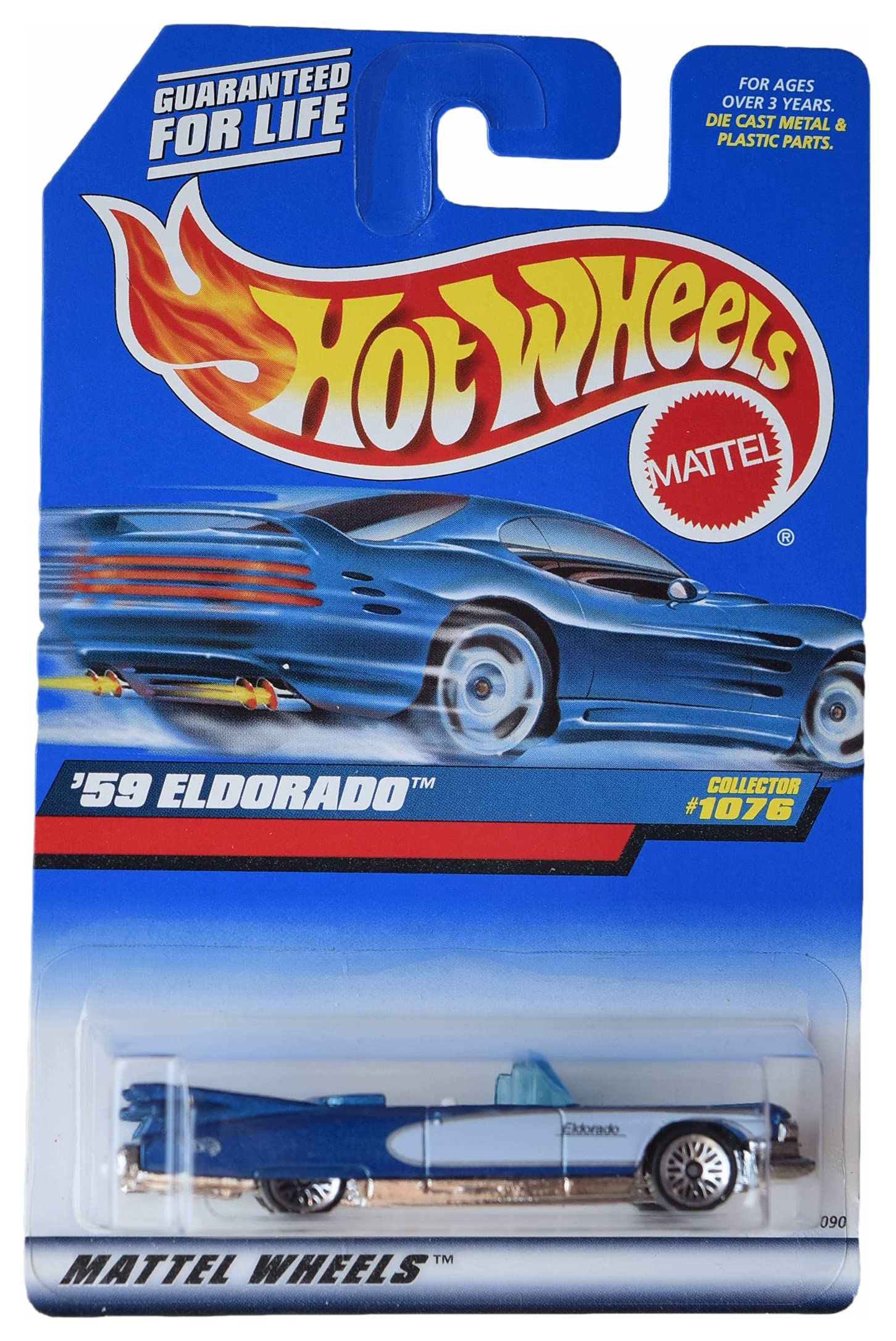 Amazon.com: Hot Wheels '59 Eldorado, [Blue/White] #1076